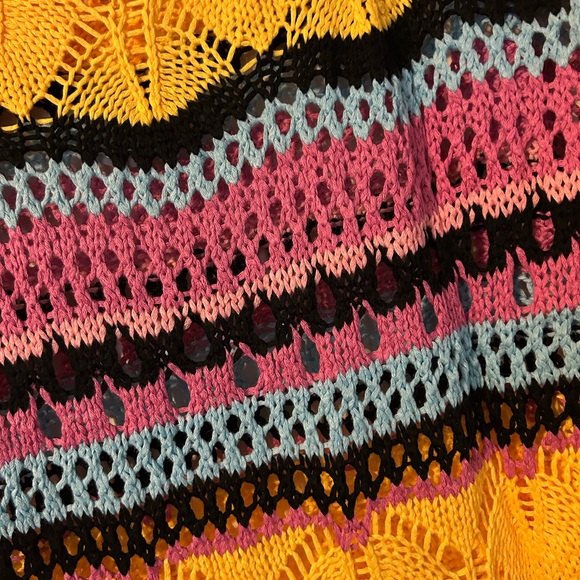 Umgee Multicolor Knit Sweater Top - Picture 6 of 7